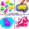 Unicorn Sparkle Slime Kit, 50-Piece Unicorn Slime Kit with 18pcs Pre-Made Slime